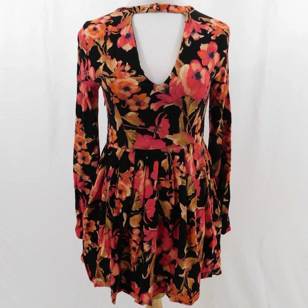Free People Floral Mini Dress - Picture 3 of 6